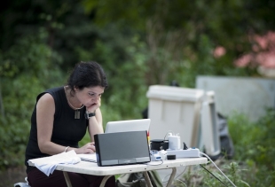 Sarasole Notarbartolo setting Le Danse des Amants, 7 July 2013 at Campi Flegrei