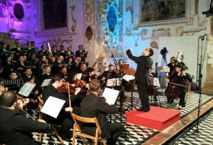 Accursio Cortese performing as orchestra director