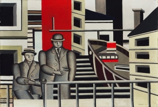 Fernand LÃ©ger at Correr: Animated Landscape, 1924, oil on canvas, cm 49,53 x 65,07 <br />
Philadelphia Museum of Art, c. Fernand LÃ©ger by SIAE 2014 <br />
