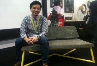 George Soo on his One-Ton Bench
