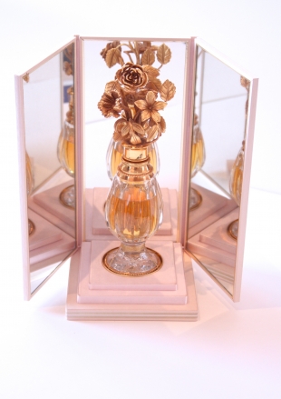 Luxury version of a commercial bottle of perfume, France 1992, limited edition of 50 pieces, <br />
H: 20 cm