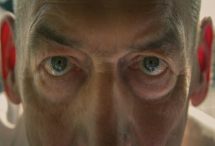 Rem Koolhas' eyes - still from the movie