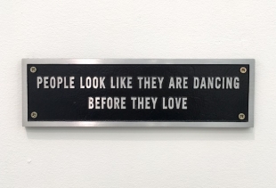 Jenny Holzer at Frieze,  ph. courtesy pr/undercover