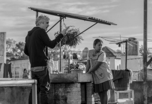 A still from the movie Roma by Alfonso Cuaron