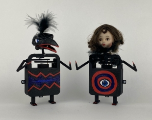 Edgar and Virginia, music figurines, courtesy Yuliya Lanina