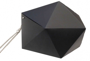 Meteorite Bag (colour black Euro 85 to the public), courtesy image serenagaldo