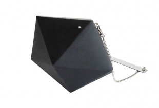 Meteorite Bag (colour black Euro 85 to the public), courtesy image serenagaldo