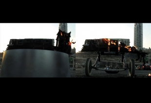 Orr Menirom, 1985 Tel Aviv living in Chicago. Sunset and a tower (2010, Video 05')<br />
